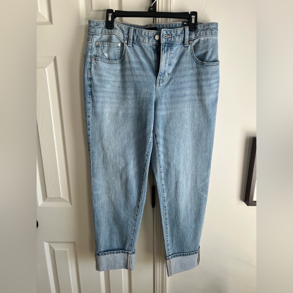 Talbots Easy Relaxed Jean Crops 8